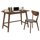 Karri 2-piece Writing Desk Set Walnut - Furniture Now (CA)