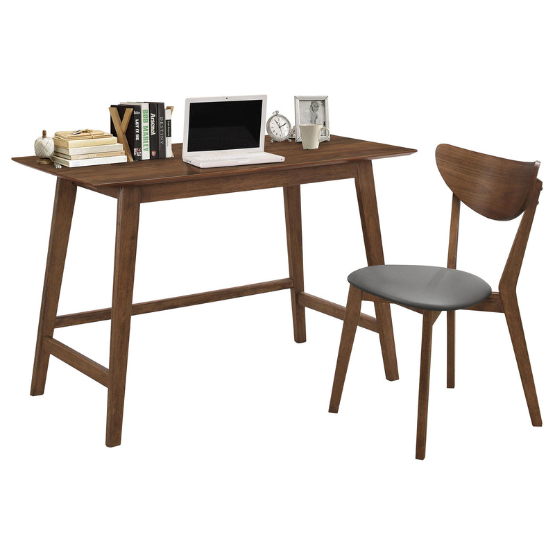 Karri 2-piece Writing Desk Set Walnut - Furniture Now (CA)