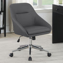 Jackman Upholstered Office Chair with Casters - Furniture Now (CA)