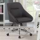 Jackman Upholstered Office Chair with Casters - Furniture Now (CA)