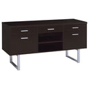 Lawtey 5-drawer Credenza with Adjustable Shelf Cappuccino - Furniture Now (CA)