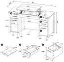 Dylan Computer Desk with Lift-Top