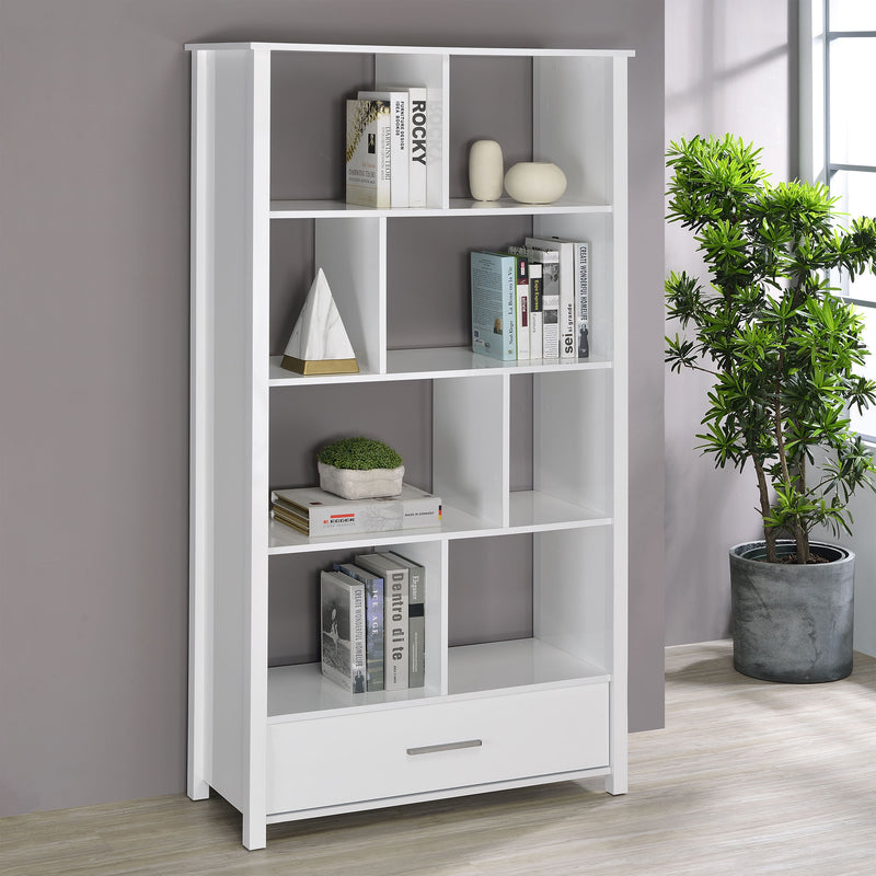 Dylan Rectangular 8-shelf Bookcase - Furniture Now (CA)