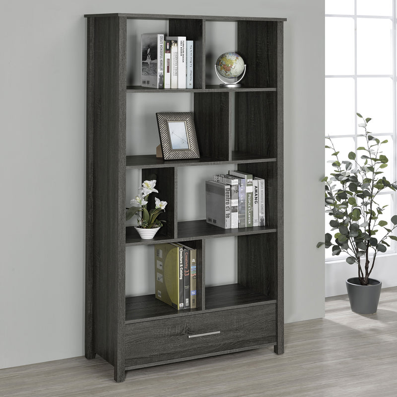 Dylan Rectangular 8-shelf Bookcase - Furniture Now (CA)
