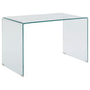 Ripley Glass Writing Desk Clear - Furniture Now (CA)