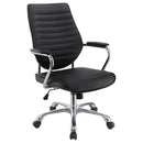 Chase High Back Office Chair Black and Chrome - Furniture Now (CA)