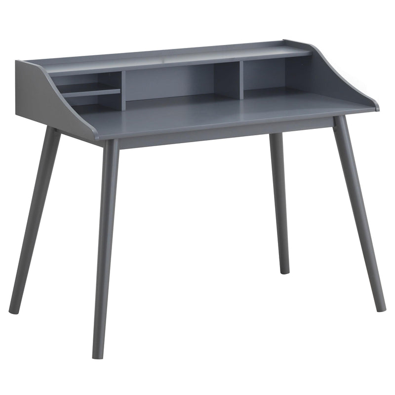 Percy 4-compartment Writing Desk Grey - Furniture Now (CA)