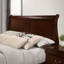 Louis Philippe Full, Twin, Full, & King Bed Black, Grey, Brown & White