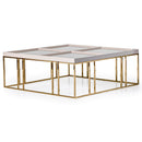 Lfr-Crma201-141 Aico Furniture Carmela Carmela Cocktail Table Shimmer Ivory - Furniture Now (CA)