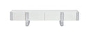 Larvik TV Stand White w/ Silver Frame
