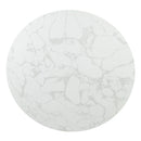 Round Dining Table w/Marble