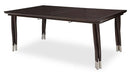AICO Paris Chic Rectangular Dining Table in Espresso 9003000-409 image