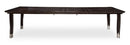 AICO Paris Chic Rectangular Dining Table in Espresso - Furniture Now (CA)