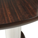 AICO Paris Chic "60 In Round Dining Table in Espresso - Furniture Now (CA)