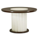AICO Paris Chic "60 In Round Dining Table in Espresso image