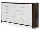 AICO Paris Chic 6 Drawer Dresser in Espresso image