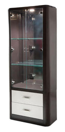 AICO Paris Chic Display Cabinet in Espresso - Furniture Now (CA)