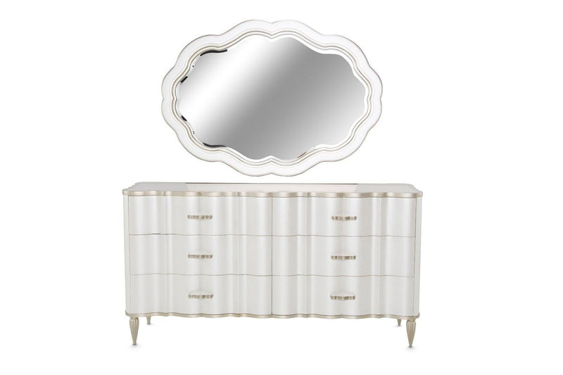 AICO London Place Dresser in Creamy Pearl - Furniture Now (CA)