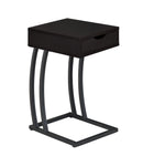 Troy Accent Table with Power Outlet Cappuccino - Furniture Now (CA)