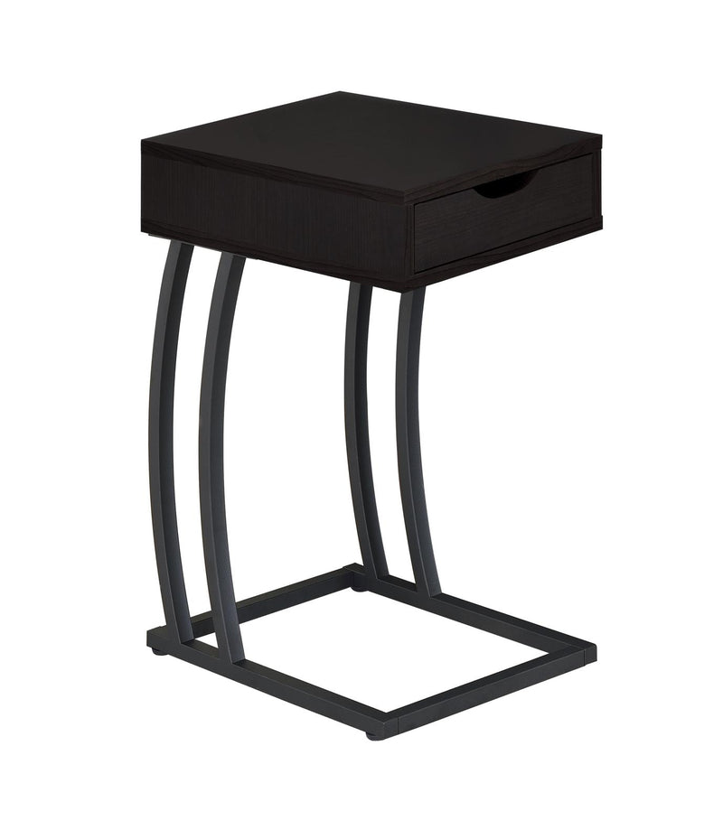 Troy Accent Table with Power Outlet Cappuccino - Furniture Now (CA)