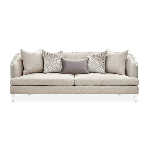 AICO Furniture Camden Court Sofa in Platinum - Furniture Now (CA)