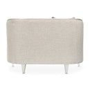 AICO Furniture Camden Court Chair and Half in Platinum - Furniture Now (CA)