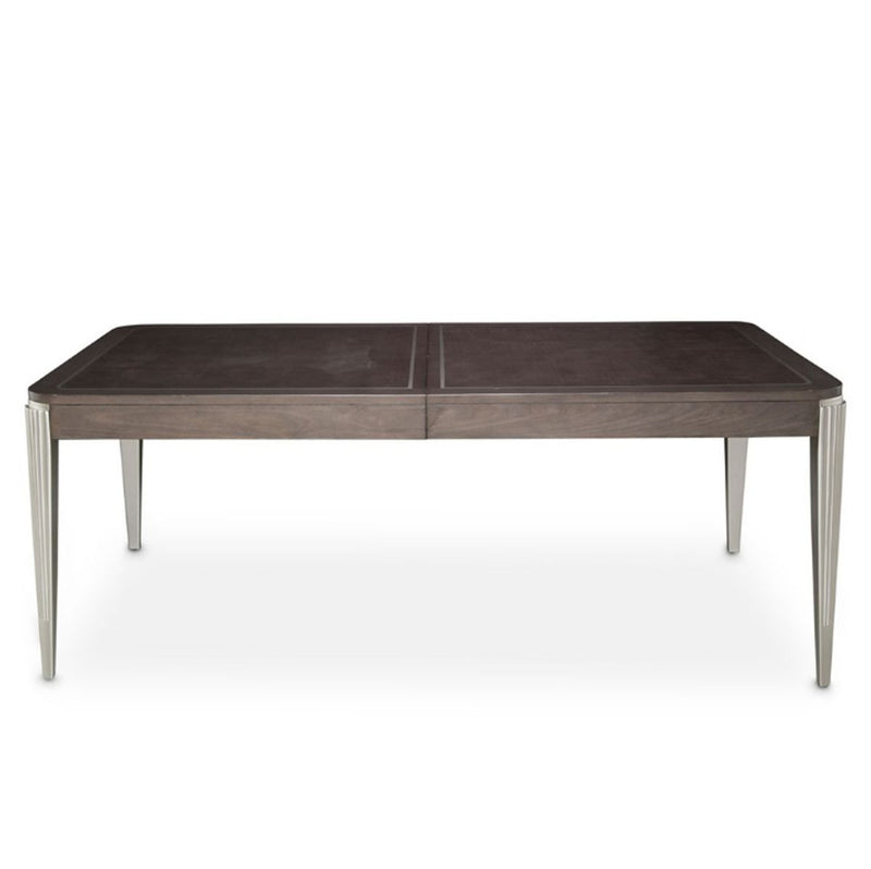 AICO Roxbury Park Rectangular Dining Table in Slate - Furniture Now (CA)