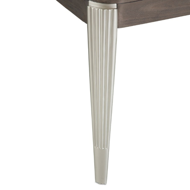 AICO Roxbury Park Rectangular Dining Table in Slate - Furniture Now (CA)