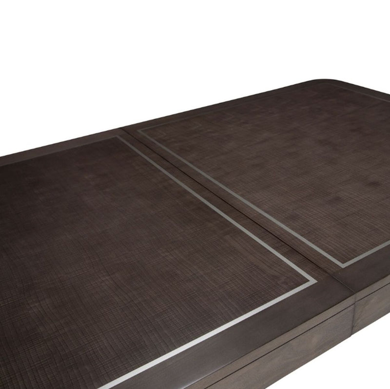 AICO Roxbury Park Rectangular Dining Table in Slate - Furniture Now (CA)