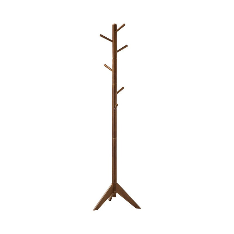 Devlin Coat Rack with 6 Hooks Walnut - Furniture Now (CA)