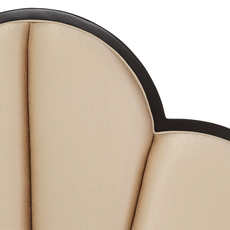 AICO Malibu Crest King Scalloped Panel Bed in Dark Espresso - Furniture Now (CA)