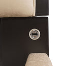 AICO Malibu Crest King Scalloped Panel Bed in Dark Espresso - Furniture Now (CA)