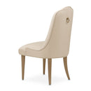 AICO Malibu Crest Side Chair in Crotch Mahogany (Set of 2) - Furniture Now (CA)