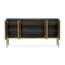 AICO Malibu Crest Sideboard in Crotch Mahogany - Furniture Now (CA)
