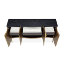 AICO Malibu Crest Sideboard in Crotch Mahogany - Furniture Now (CA)