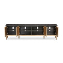 AICO Malibu Crest TV Console in Crotch Mahogany - Furniture Now (CA)