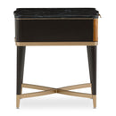 AICO Malibu Crest End Table in Crotch Mahogany - Furniture Now (CA)
