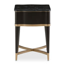 AICO Malibu Crest End Table in Crotch Mahogany - Furniture Now (CA)