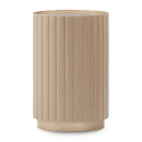 AICO Malibu Crest Round Chairside Table in Chardonnay 9007226-822 image