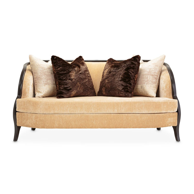 AICO Malibu Crest Loveseat in Dark Espresso - Furniture Now (CA)
