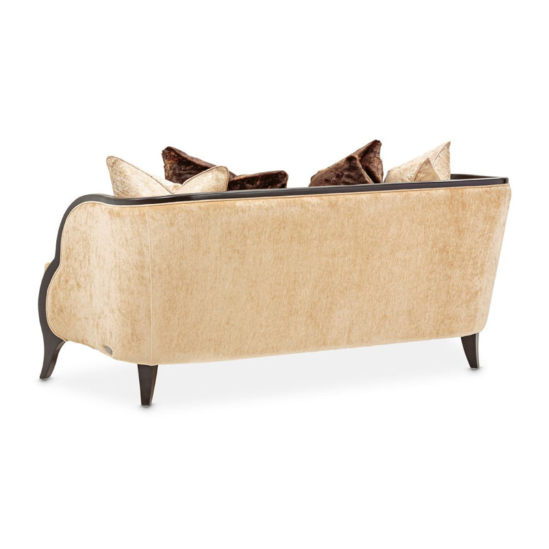 AICO Malibu Crest Loveseat in Dark Espresso - Furniture Now (CA)