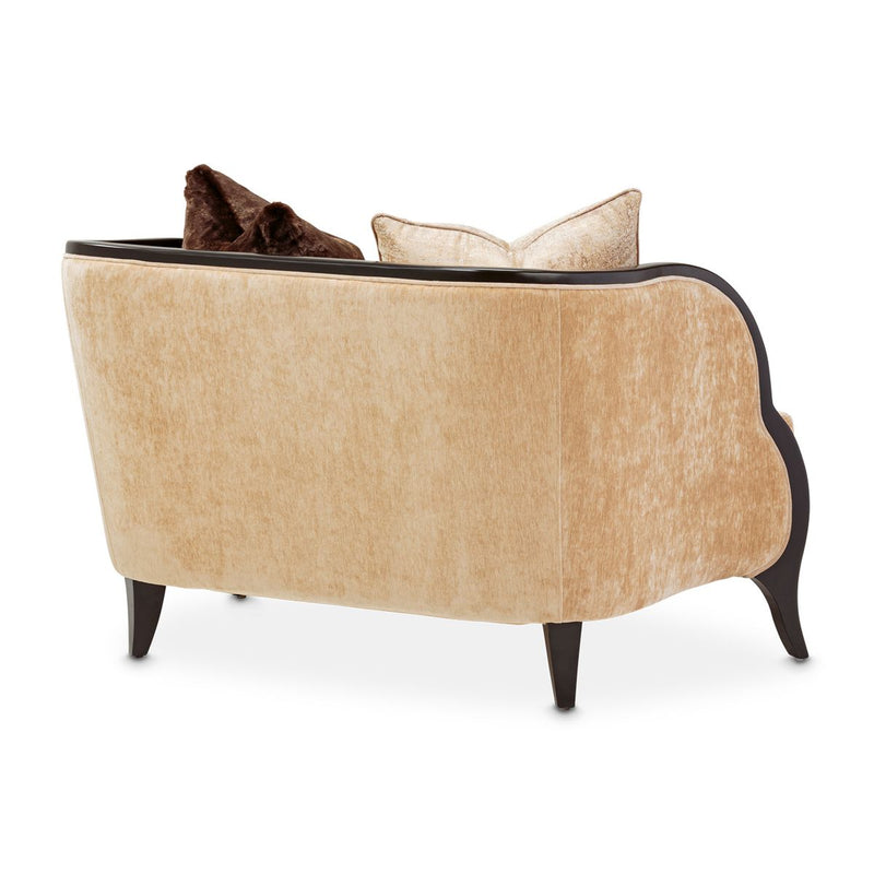 AICO Malibu Crest Chair & A Half in Dark Espresso - Furniture Now (CA)