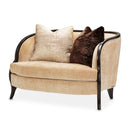 AICO Malibu Crest Chair & A Half in Dark Espresso - Furniture Now (CA)