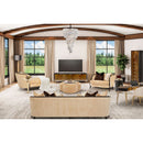 AICO Malibu Crest Chaise in Dark Espresso - Furniture Now (CA)