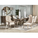 Michael Amini Villa Cherie Hazelnut Oval 9 Pc Set - Furniture Now (CA)