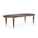 Michael Amini Villa Cherie Hazelnut Oval 9 Pc Set - Furniture Now (CA)