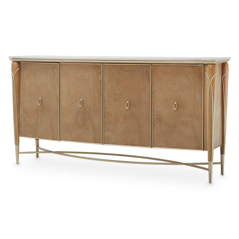 AICO Villa Cherie Sideboard in Caramel - Furniture Now (CA)