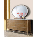 AICO Villa Cherie Mirror in Caramel - Furniture Now (CA)