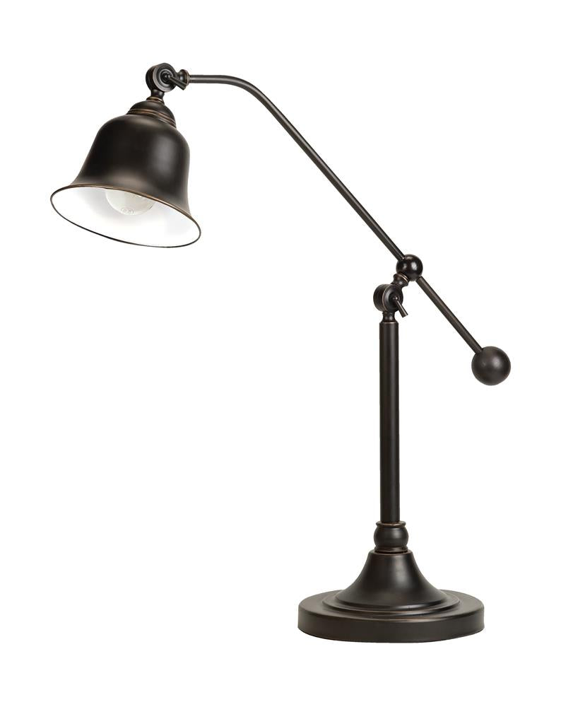 Eduardo Bell Shade Table Lamp Dark Bronze - Furniture Now (CA)