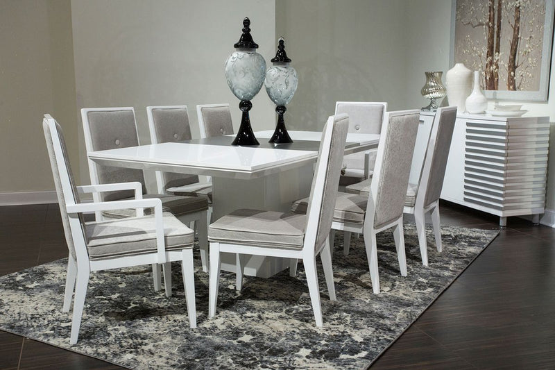 Aico Furniture Horizons Side Chair in Cloud White (Set of 2) - Furniture Now (CA)